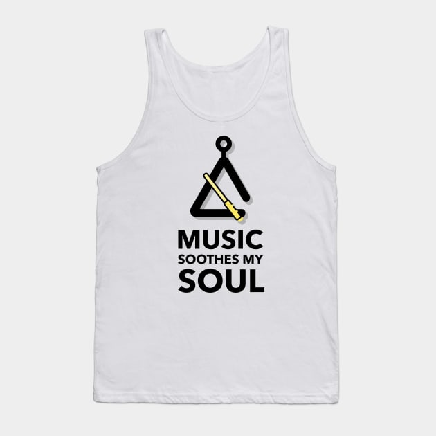 Music Soothes My Soul Tank Top by Jitesh Kundra